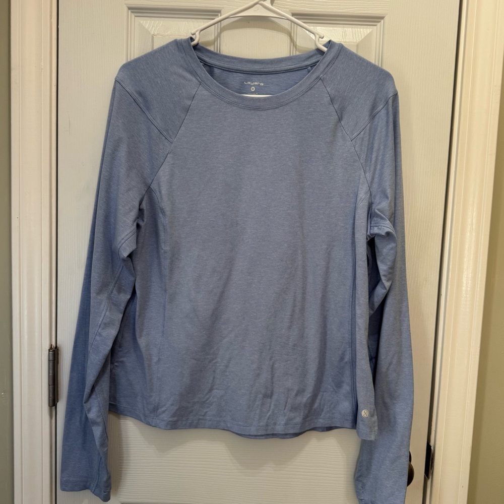 Layer8 Sky Blue Crew Neck Tee